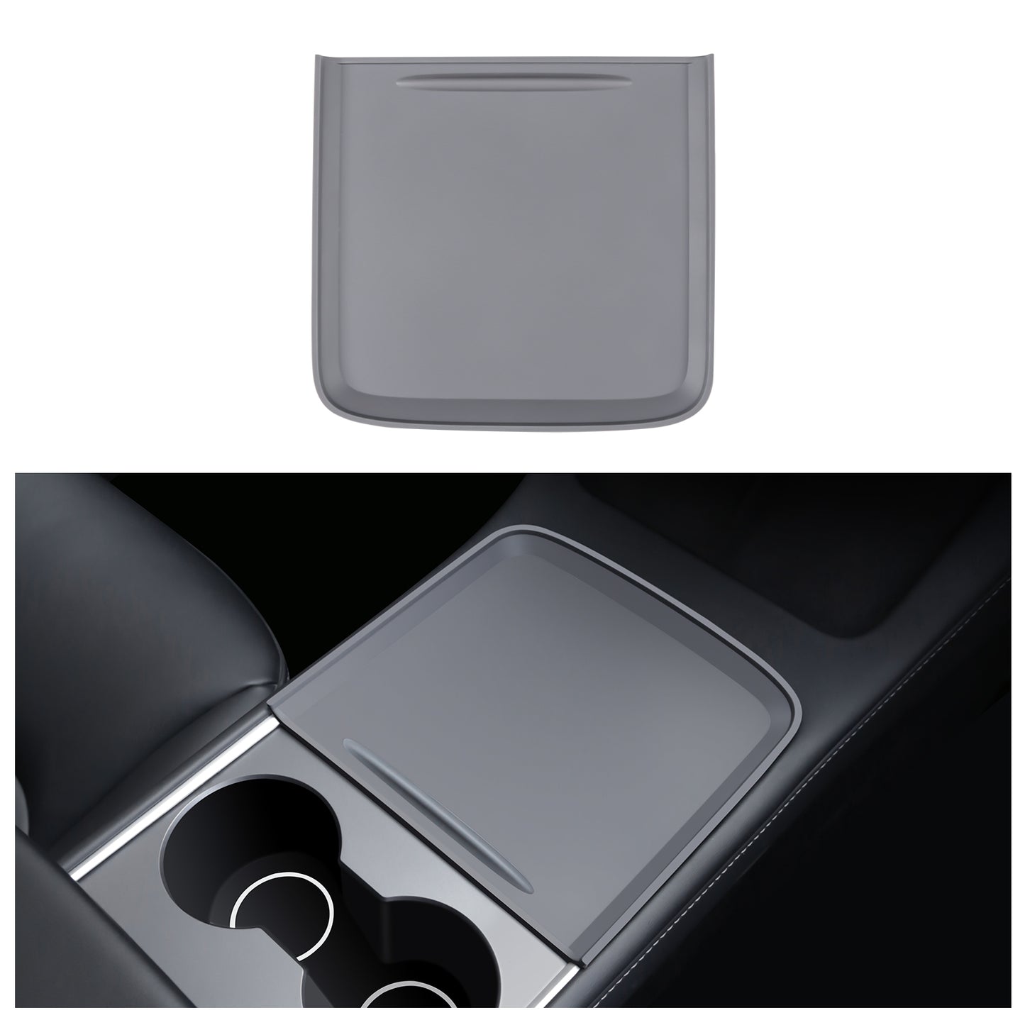Silicone Center Console Wrap Cover for 2021-2023 Tesla Model 3 and 2021-2025 Model Y Accessories