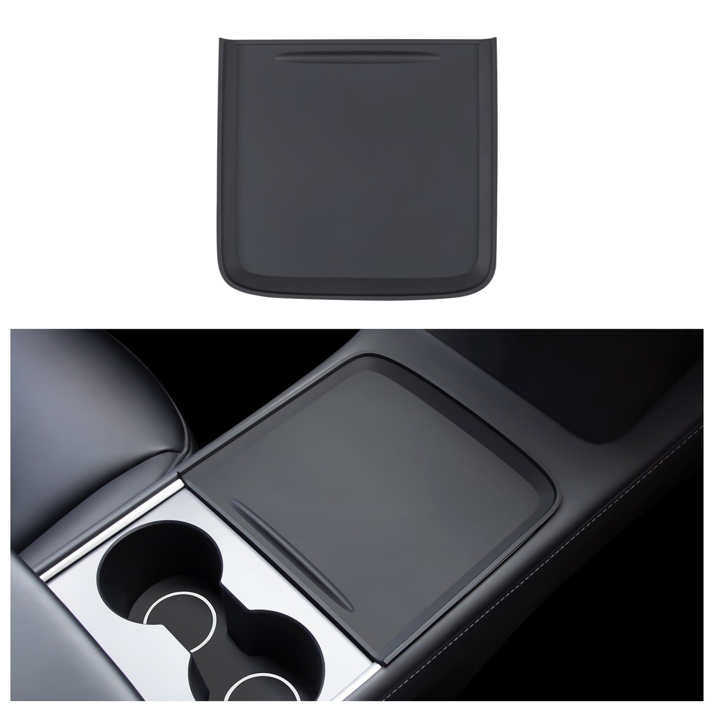 Silicone Center Console Wrap Cover for 2021-2023 Tesla Model 3 and 2021-2025 Model Y Accessories