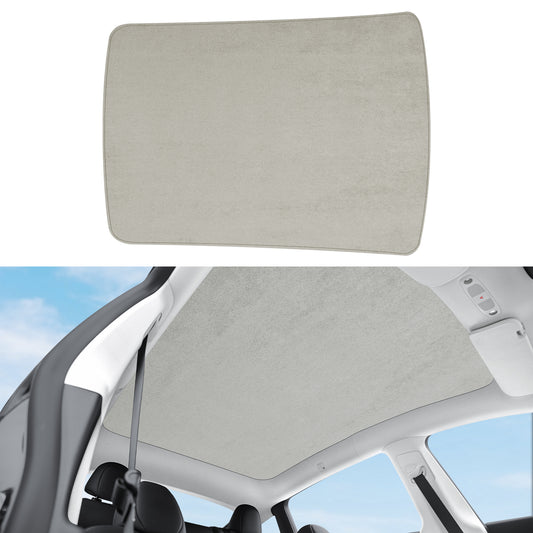 Upgrade Suede Roof Sun Shade for 2021-2025 Tesla Model Y Accessories