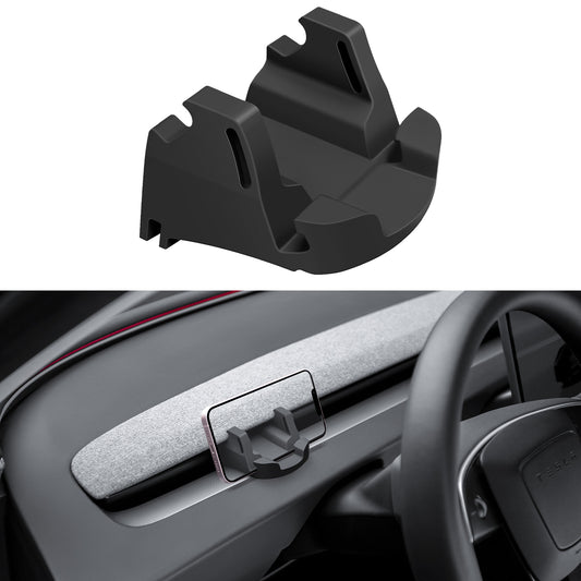 Silicone Phone Mount for 2024-2025 Tesla Model 3 Highland and 2025-2026 New Model Y Juniper Accessories