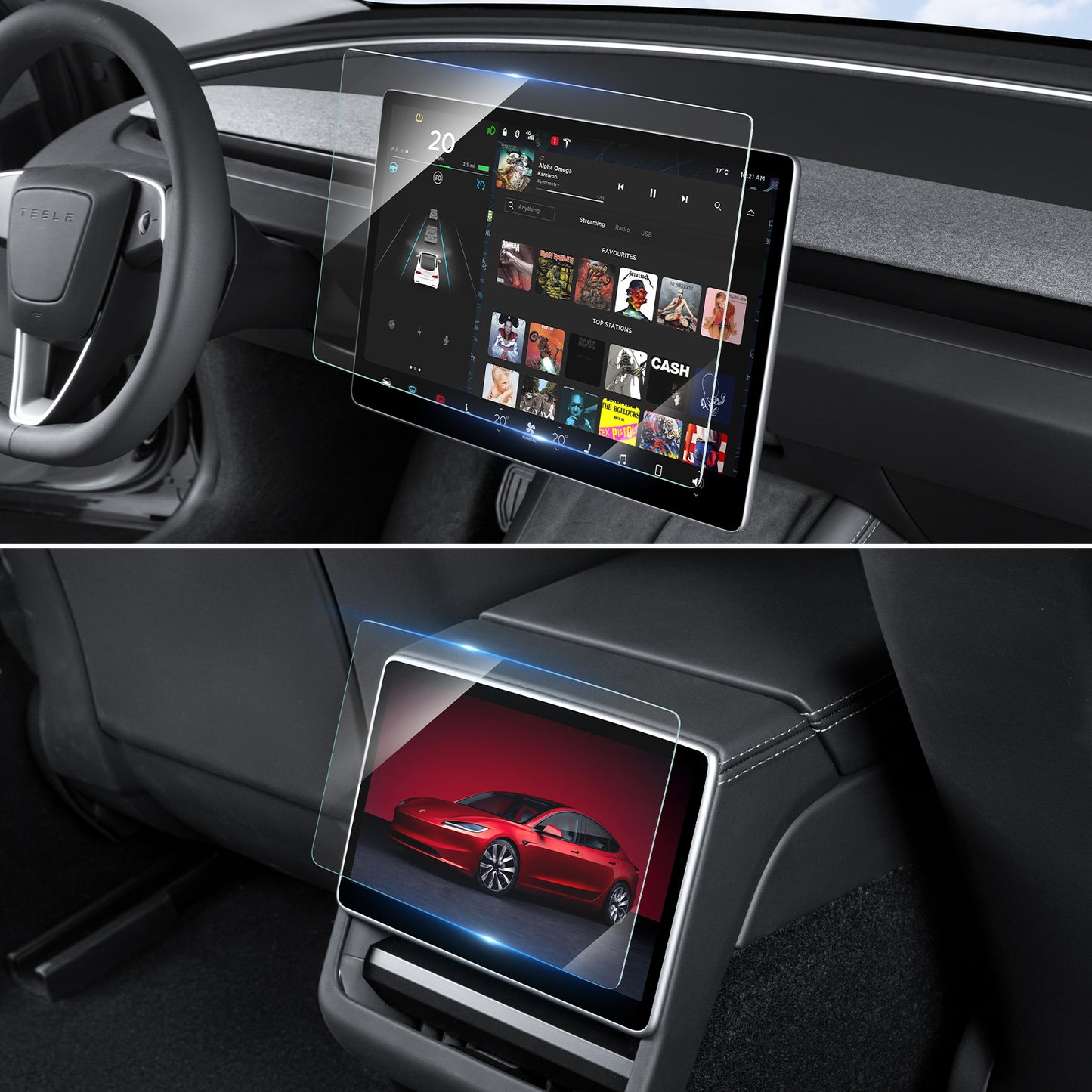 for 2024-2025 New Tesla Model 3 Highland Interior Accessories