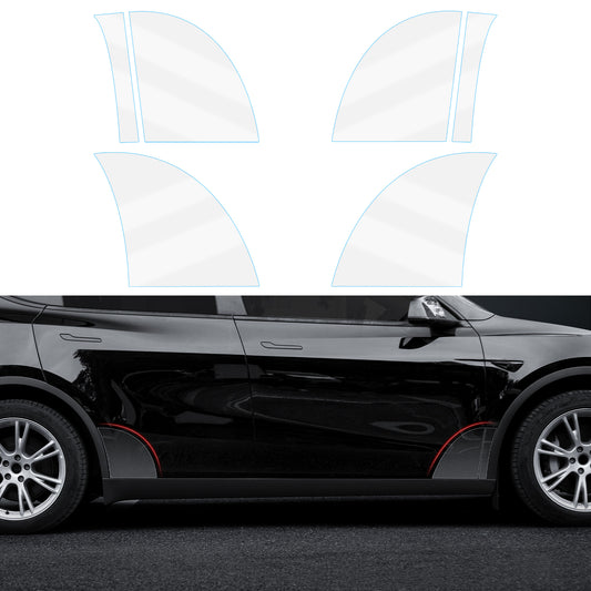 Clear Paint Protective Film Compatible with 2021-2025 Tesla Model Y Accessories