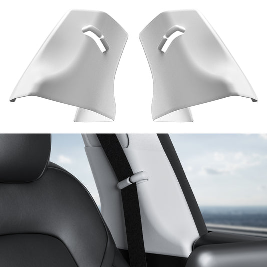 2PCS Car Seatbelt Adjuster Guide Holder Shoulder Neck Protector Strap Positioner Seatbelt Locator Retainer for Tesla Model Y Accessories 2025-2021