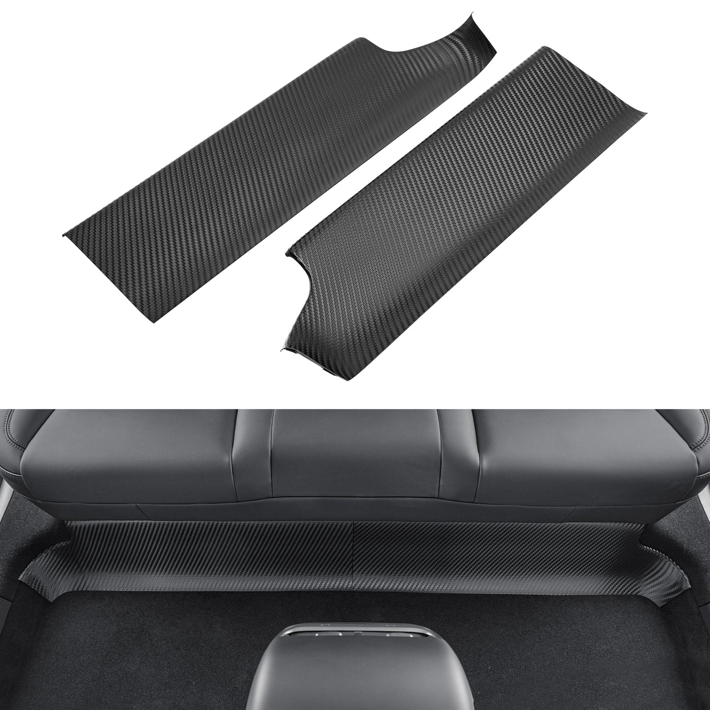 Back Seat Cover for Tesla Model Y 5-Seat Rear Underside, Anti-Kick Mat for 2021-2025 Tesla Model Y Accessories