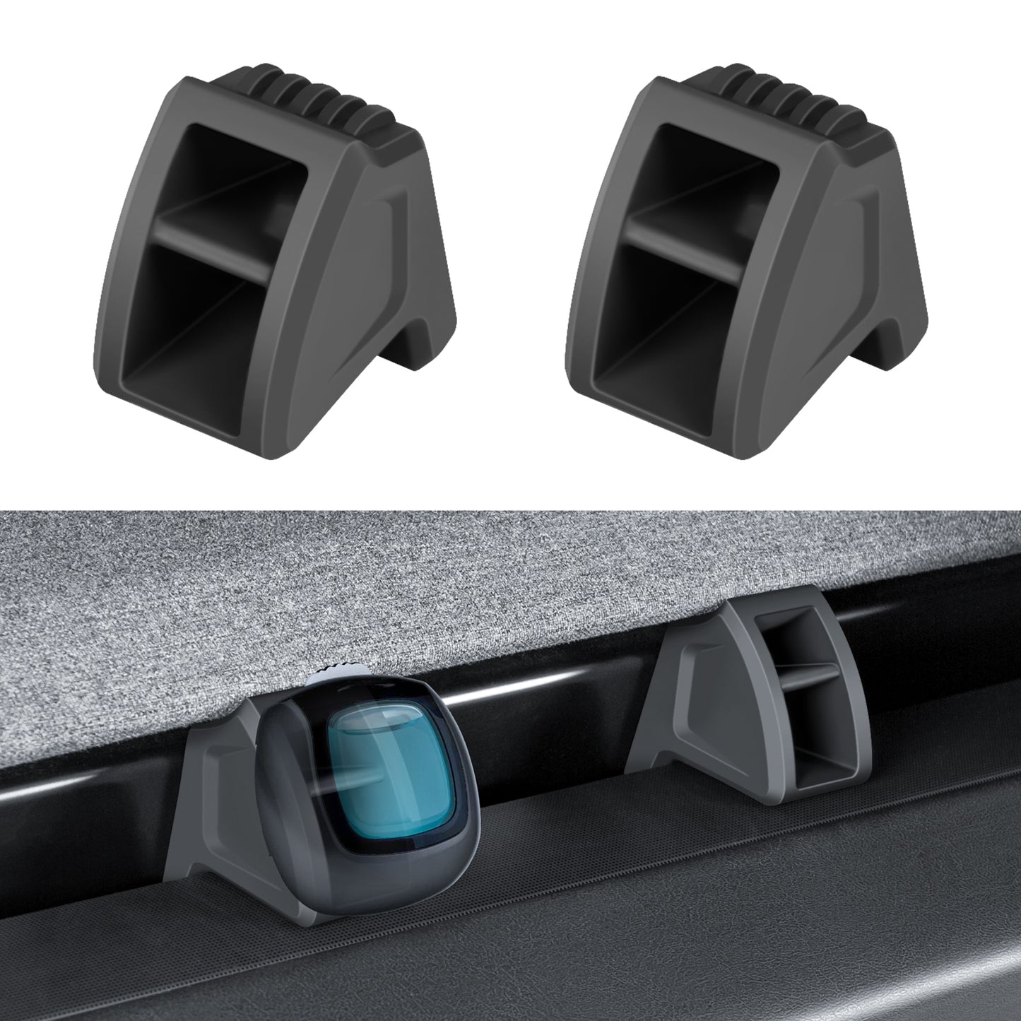 2 Pack Car Air Freshener Adapter for 2017-2025 Tesla Model 3/Y and 2025 New Model Y Juniper (Launch Series) Accessories(Air Freshener not Included)