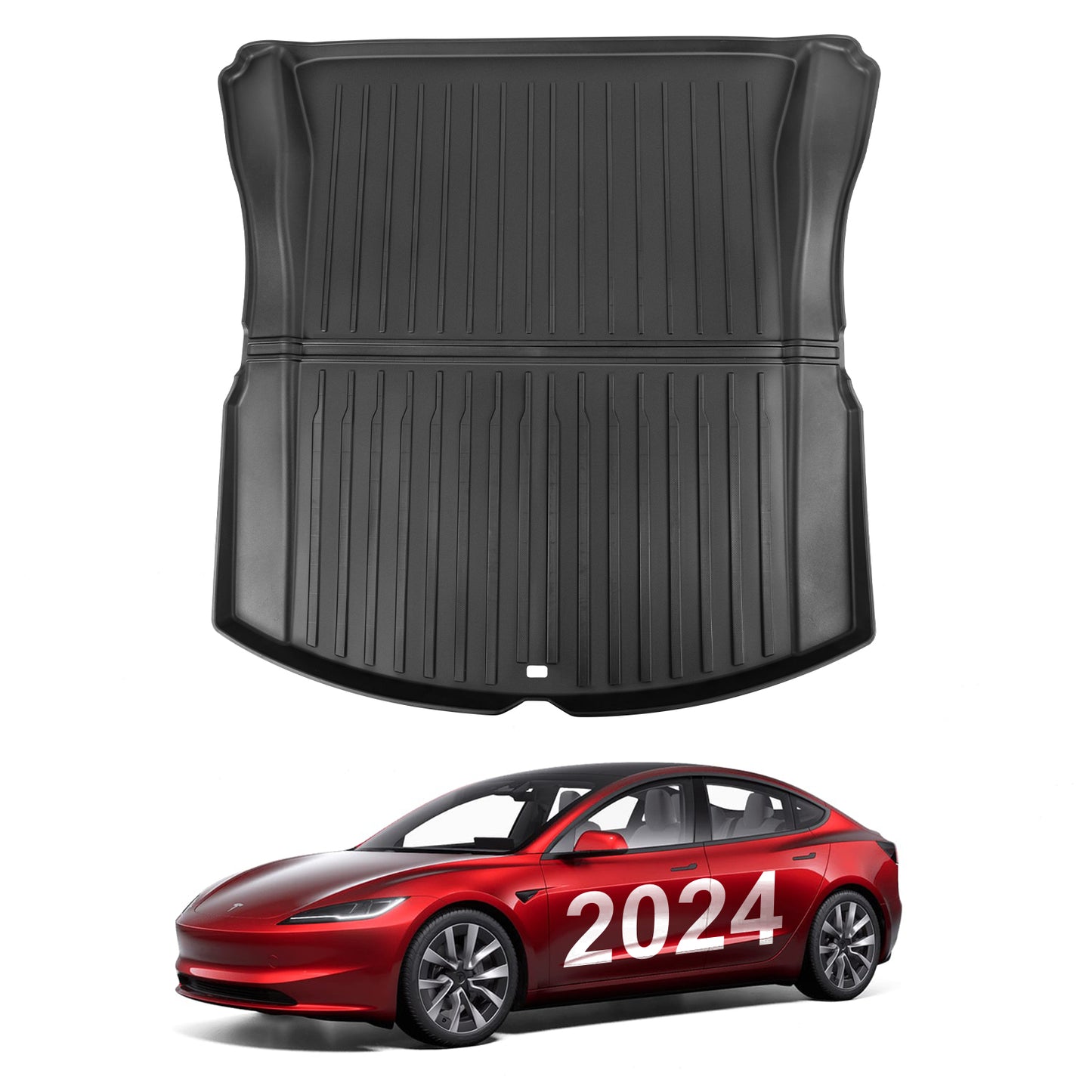 Trunk Floor Mat Compatible with 2024-2025 Tesla Model 3 Highland Accessories