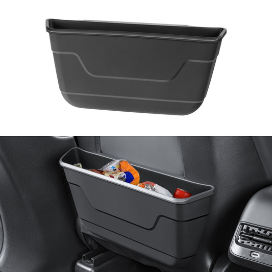 Seat Back Organizer Durable TPE Storage Pocket Backseat Trash Can Container for Tesla Model 3 2017-2023 and 2021-2025 Model Y