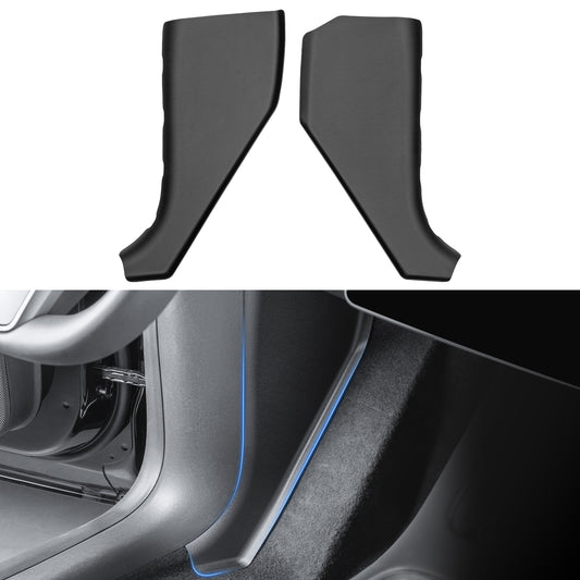 2PCS Car Front Door Sill Protector Compatible with 2021-2025 Tesla Model Y Accessories