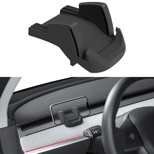 Silicone Phone Mount for 2021-2025 Tesla Model Y and 2017-2023 Tesla Model 3 Accessories