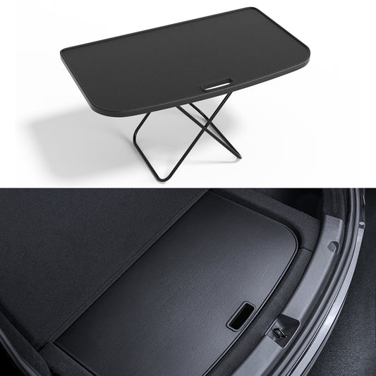 Camping Table Tray Trunk Table Picnic Table Laptop Desk Compatible with 2021-2025 Tesla Model Y Accessories