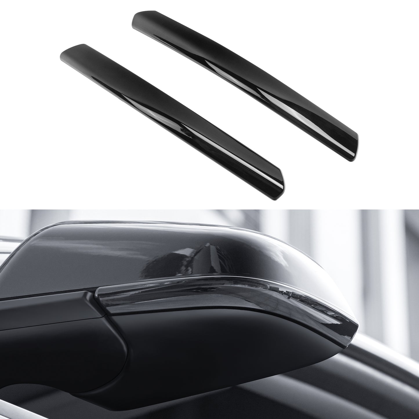 Side Mirror Trim Strip Cover for 2021-2025 Tesla Model Y Accessories