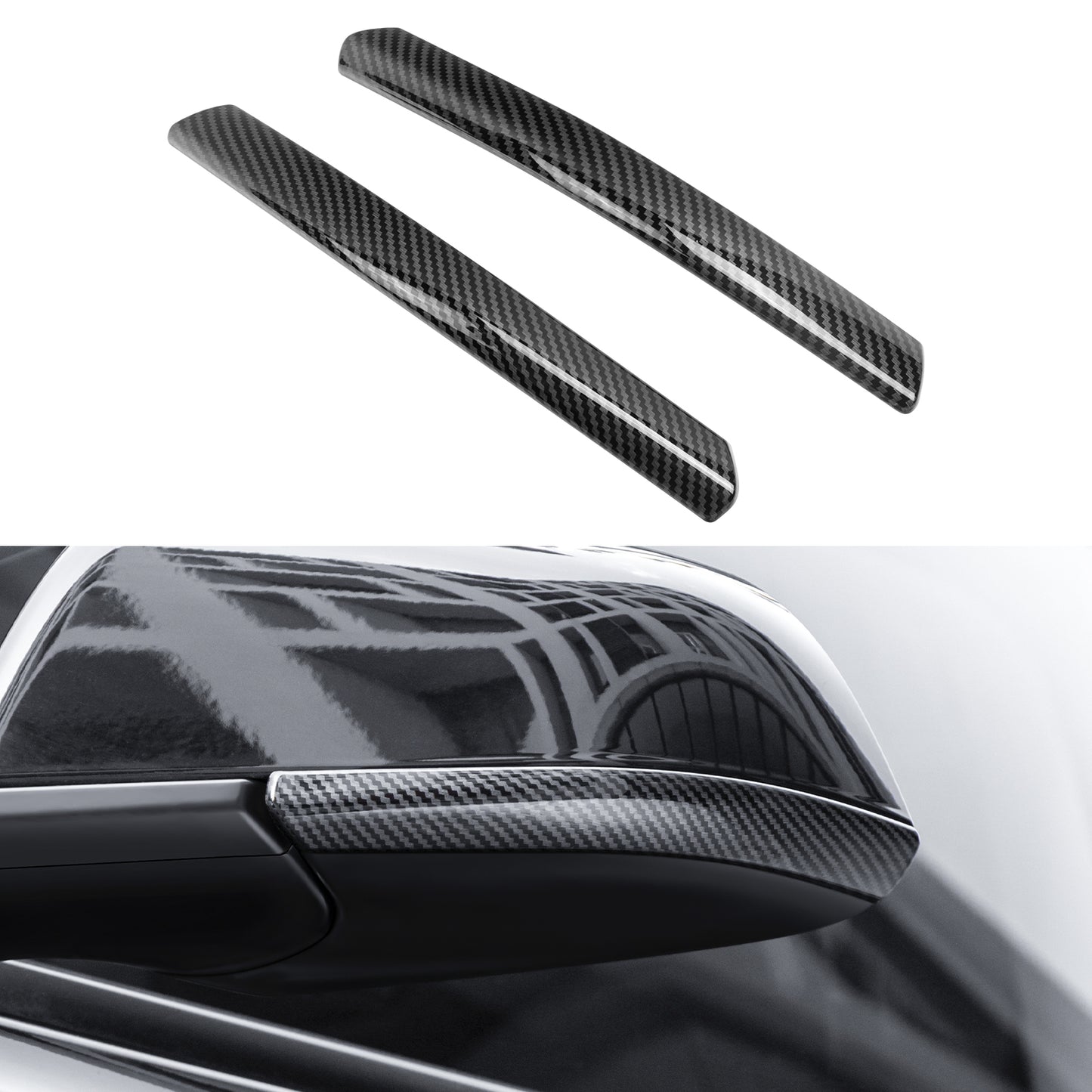 Side Mirror Trim Strip Cover for 2021-2025 Tesla Model Y Accessories