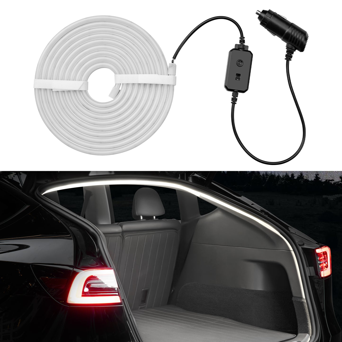 Rear Trunk LED Light Strip for 2021-2025 Tesla Model Y Accessories