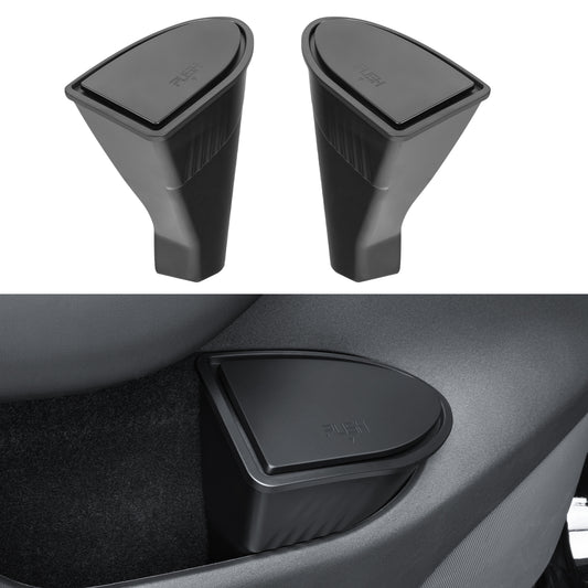 2PCS Trash Can with Lid for 2025-2020 Tesla Model Y Front Door Accessories