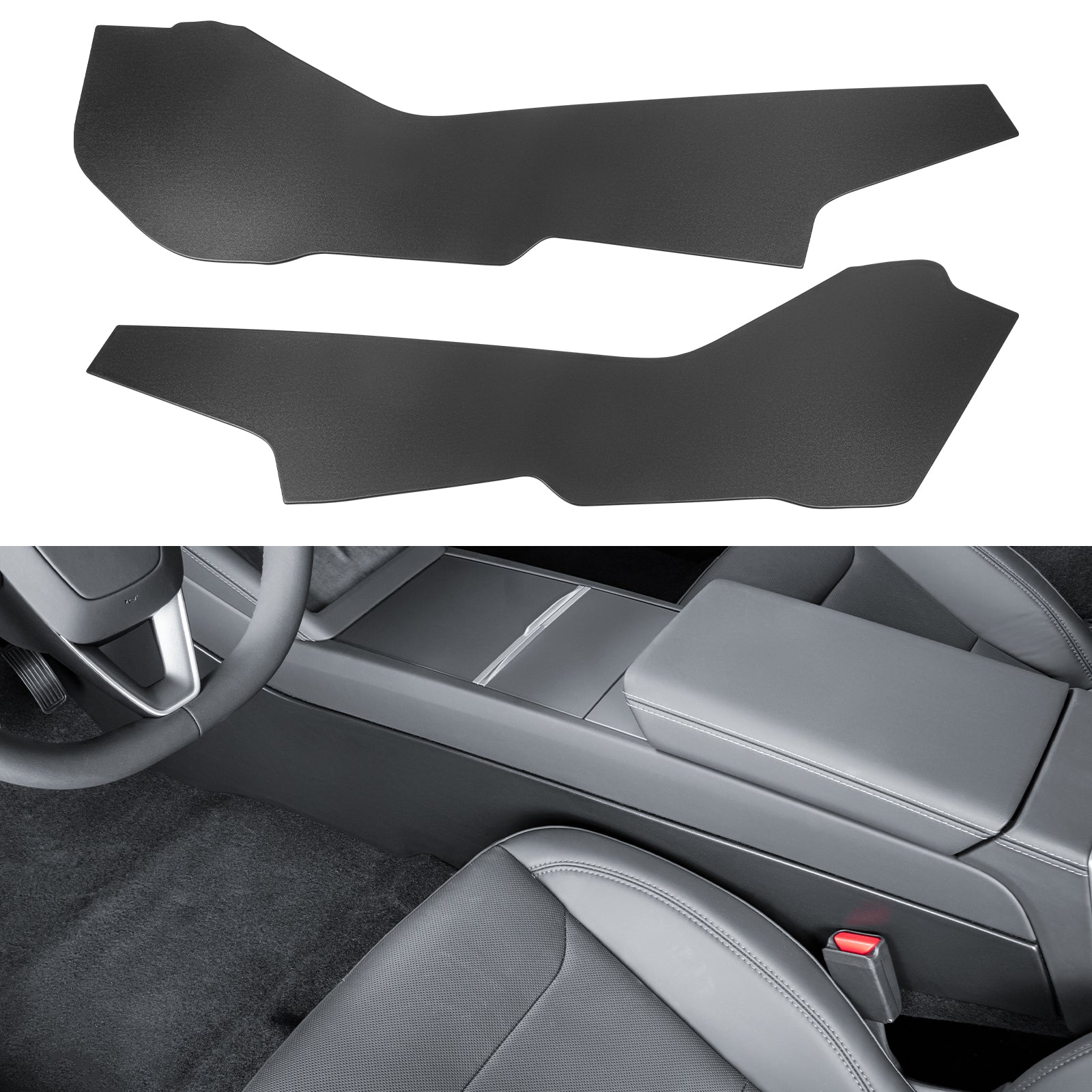 RICVIL 2Pcs Car Seat Back Anti Kick Mat Leather for Ben-z CLA 2013-2023 RICVIL 2Pcs Car Seat Back Anti Kick Mat Leather for Ben-z CLA 2013-2023