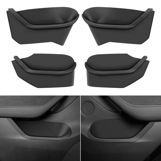 4PCS Door Side Storage Box for Tesla Model Y 2021-2025 or Model 3 Accessories 2017-2023