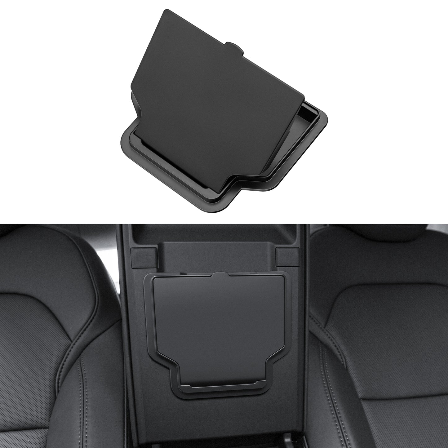 Armrest Hidden Storage Box for 2024-2025 Model 3 Highland and 2025 New Model Y Juniper(Launch Series) Accessories