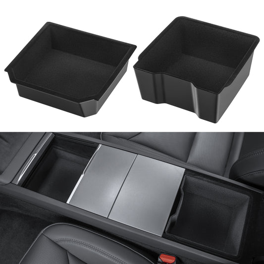 Center Console Organizer Storage Box for 2024-2025 Tesla Model 3 Highland and 2025-2026 New Model Y Juniper Accessories