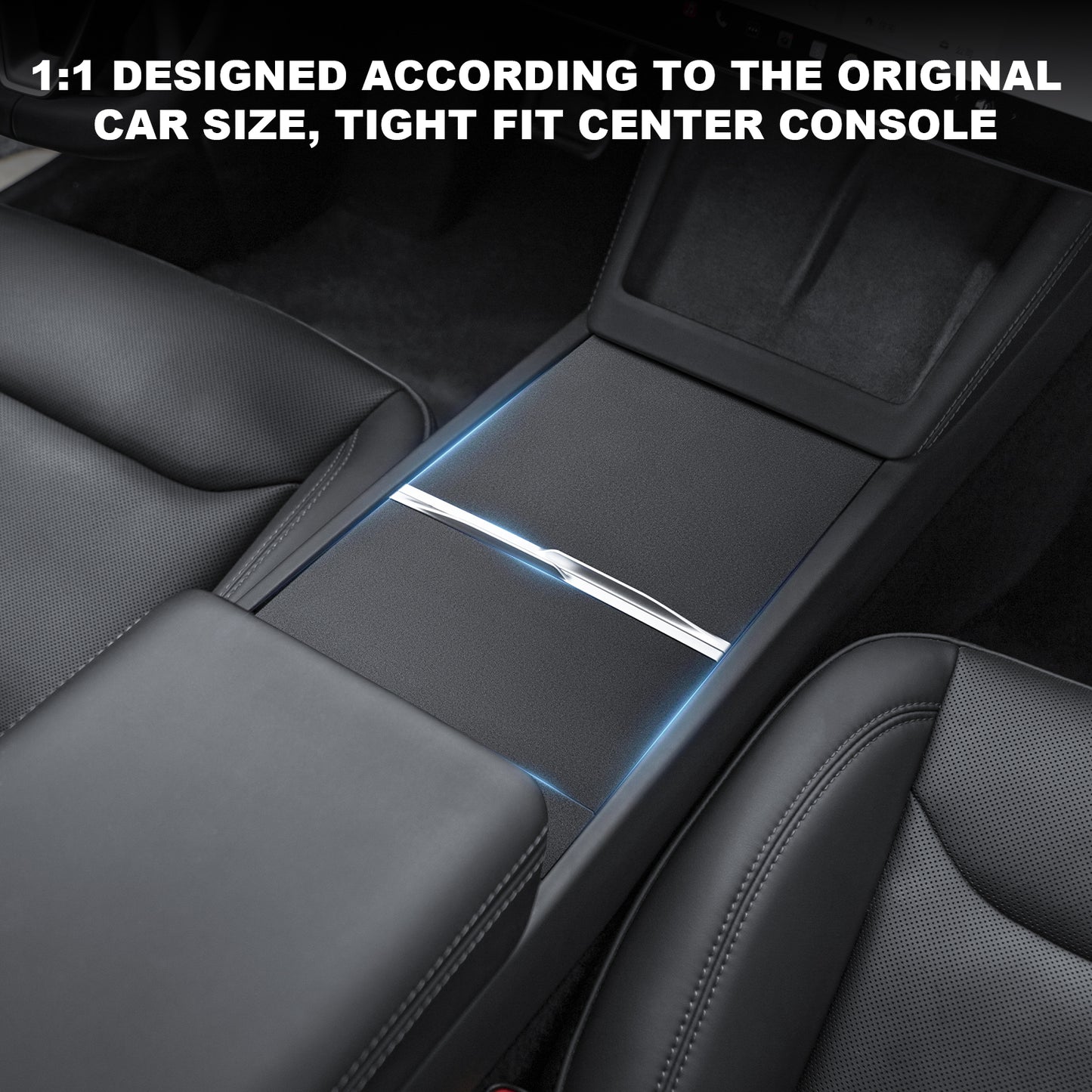Center Console Wrap Cover Kit for 2024-2025 Tesla Model 3 and 2025 New Model Y Juniper (Launch Series) Accessories
