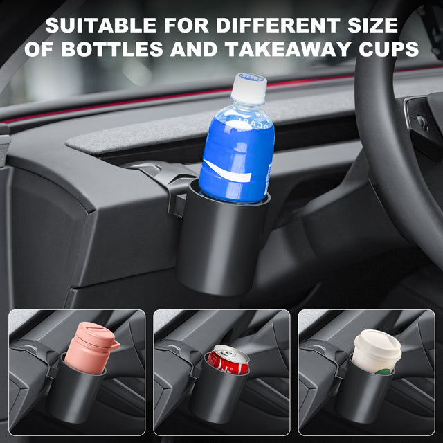 Dashboard Cup Holder Insert for 2024-2025 Tesla Model 3 Highland Accessories