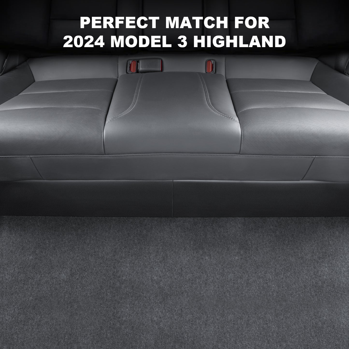 Back Seat Cover Anti-Kick Mat for 2024-2025 New Tesla Model 3 Highland Accessories
