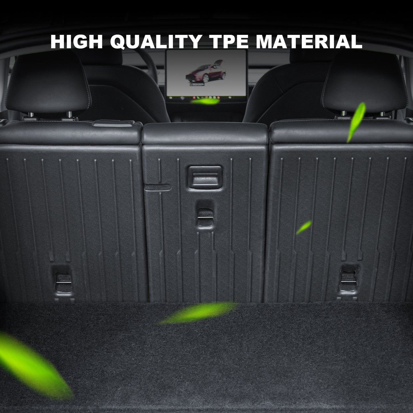 3PCS Rear Seat Back Cover for 2021-2025 Tesla Model Y Accessories