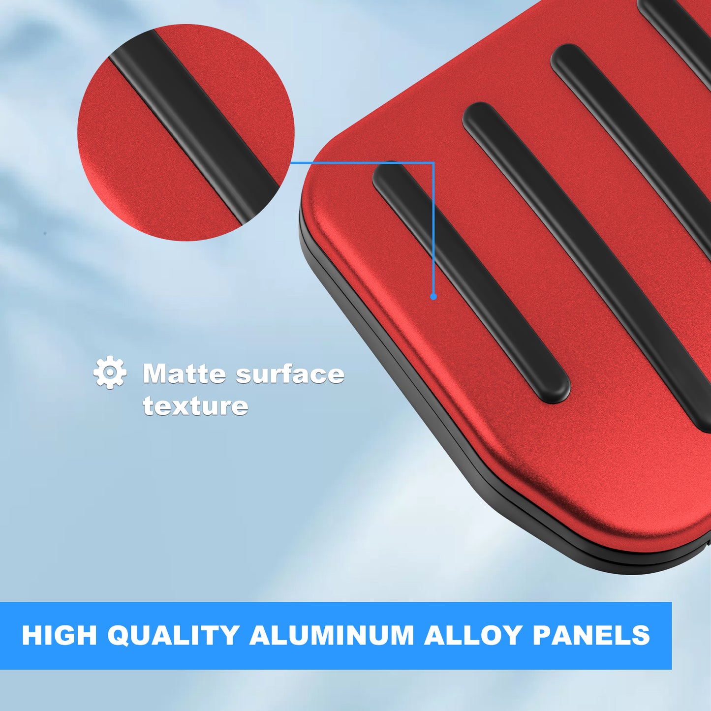 Upgrade 2PCS Foot Pedals Pads Cover Compatible with 2017-2023 Tesla Model 3 and 2021-2025 Model Y Accessories