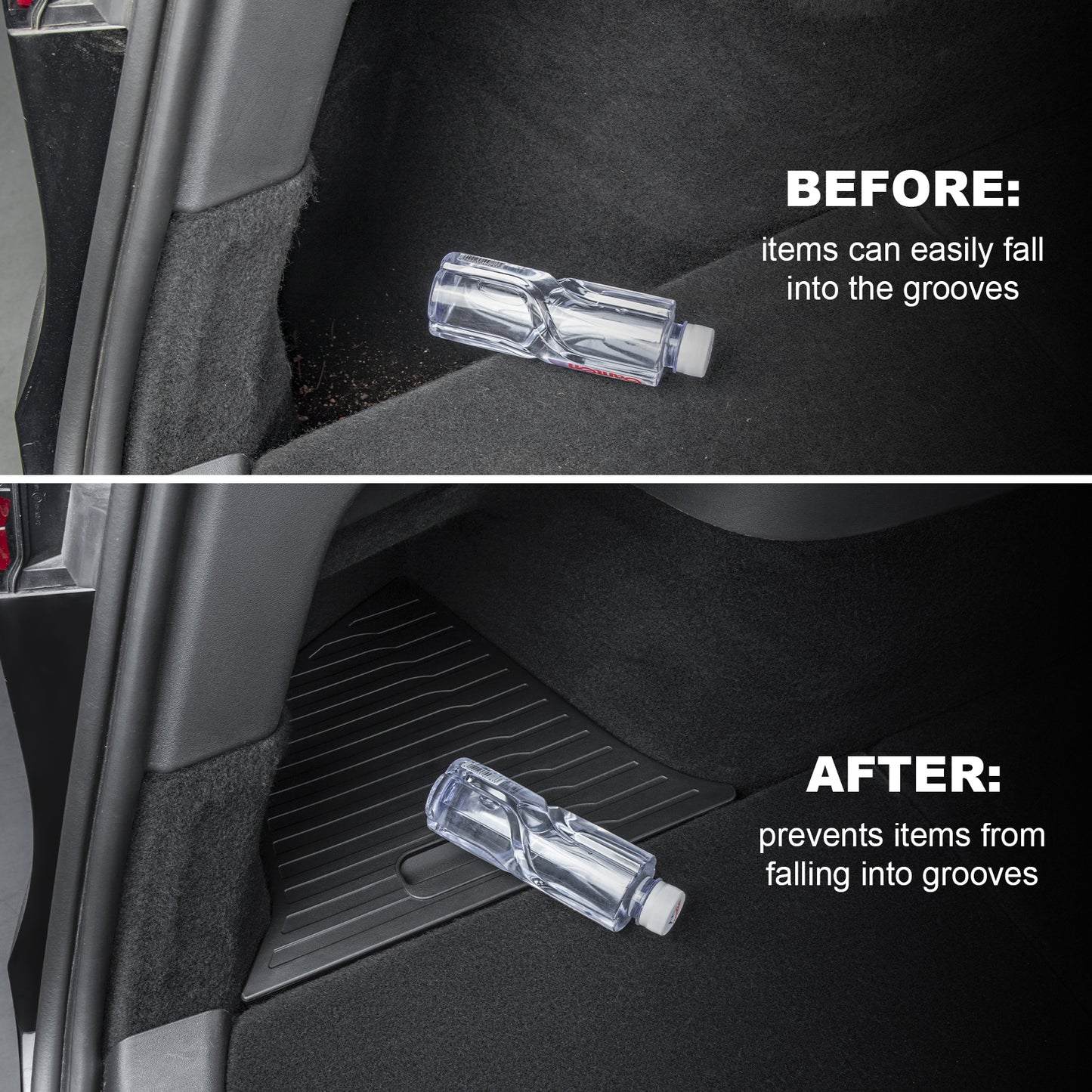 2PCS Rear Trunk Organizer Storage Boxes with Lids for 2021-2025 Tesla Model Y Accessories