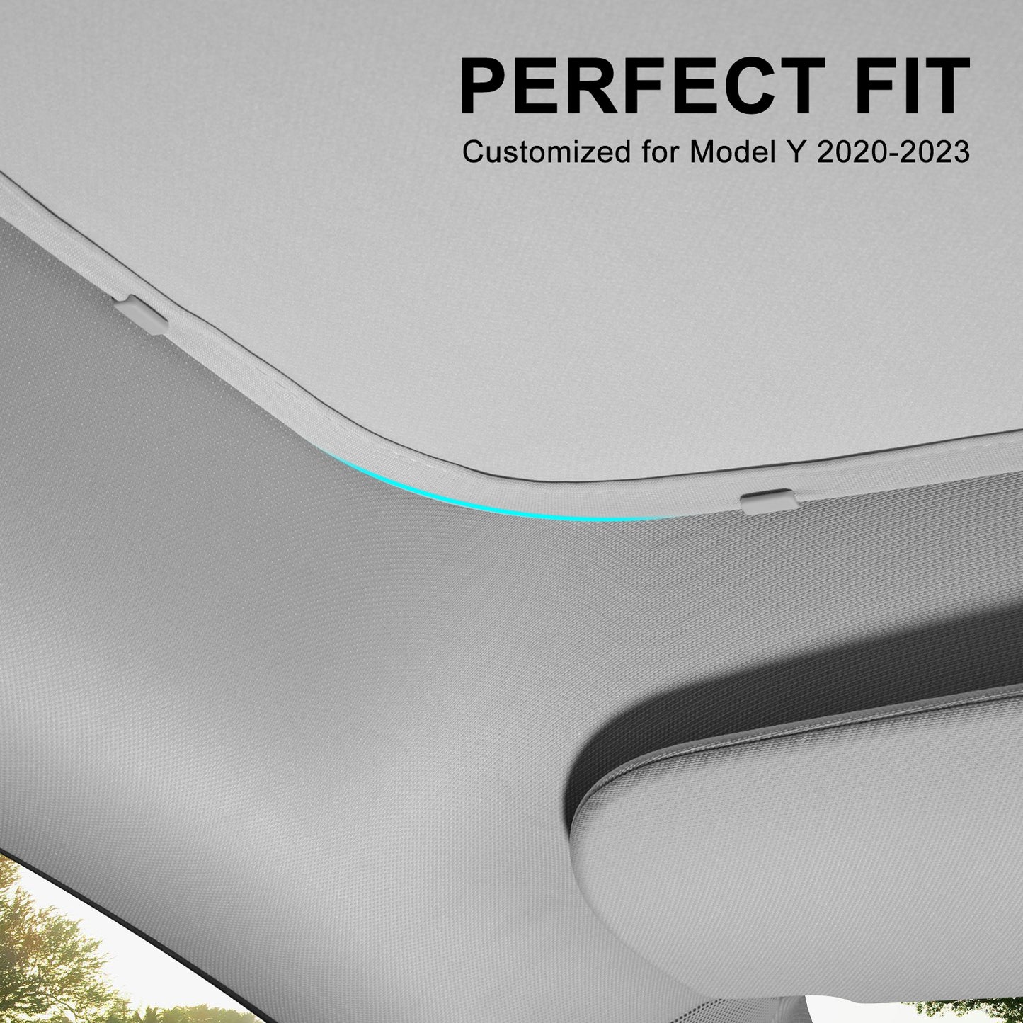 Sunshade Snap for 2021-2025 Tesla Model Y Accessories