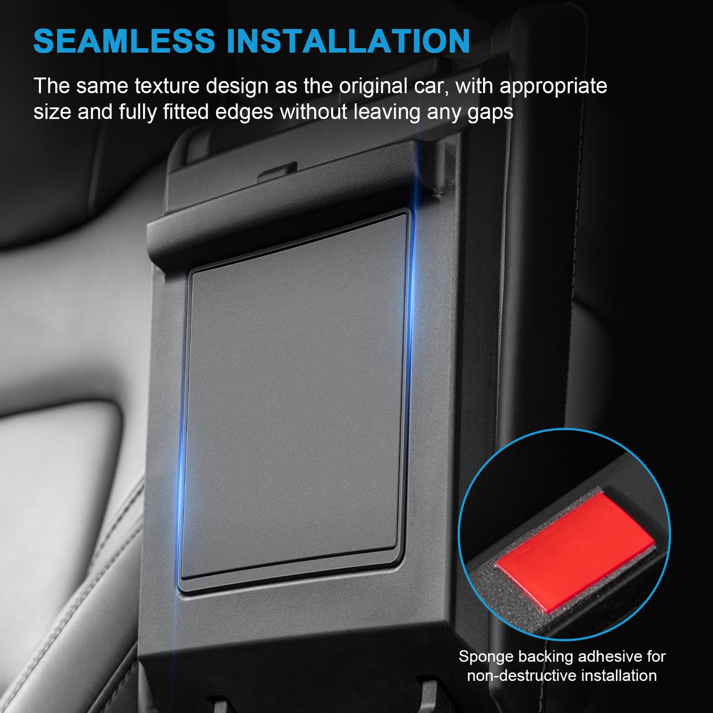 Armrest Hidden Storage Box for Tesla Model 3 Model Y