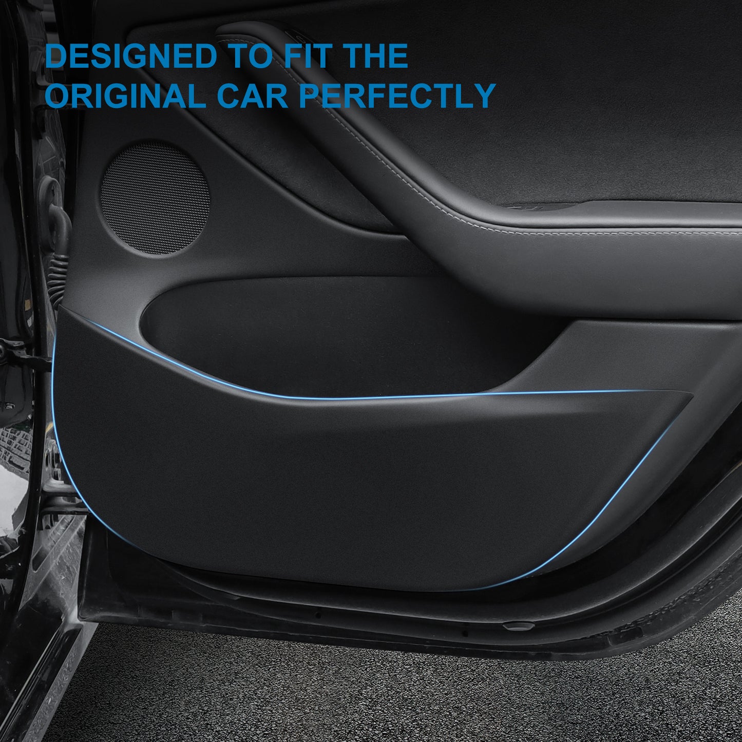 Car Door Anti-Kick Mat for 2021-2025 Model Y Accessories