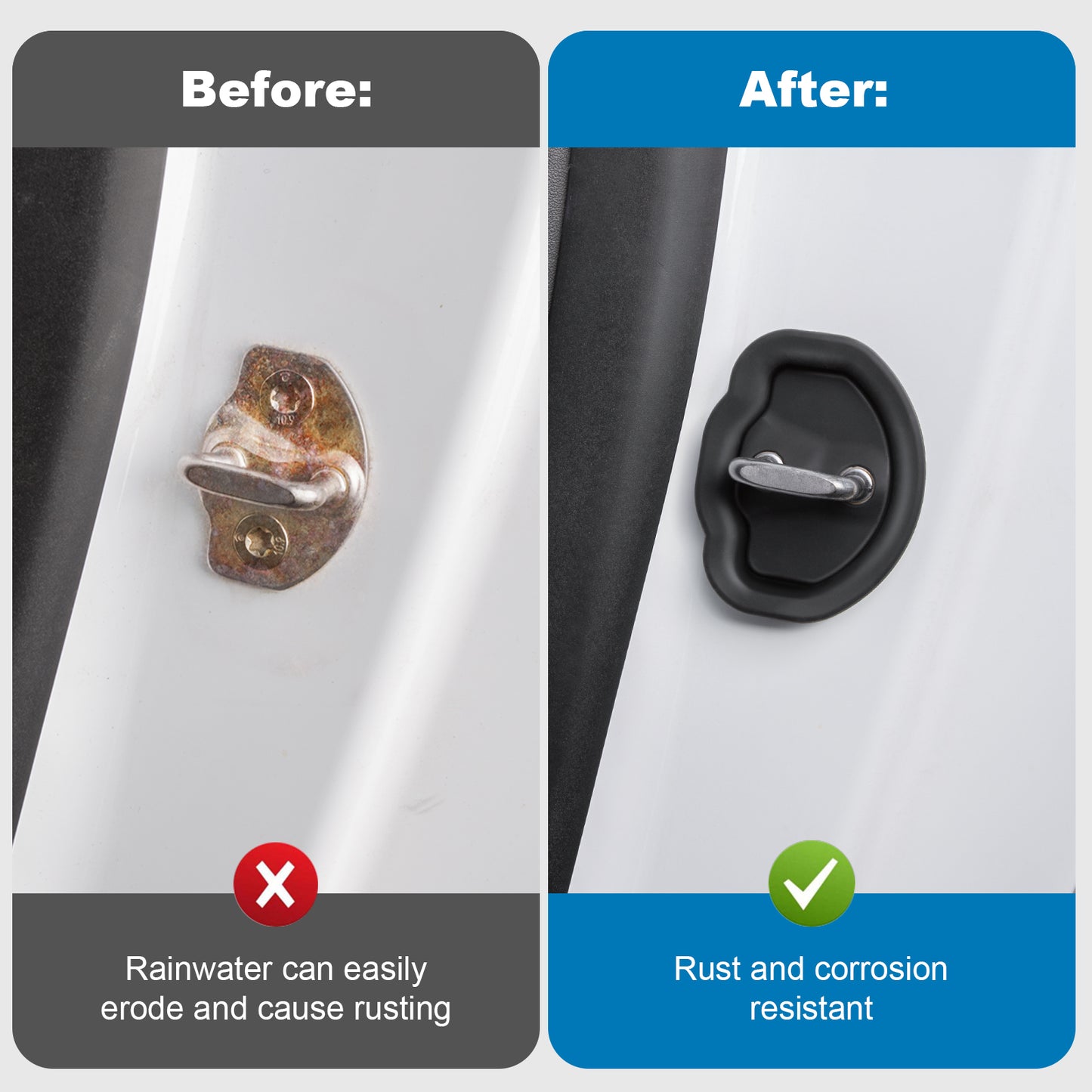 Car Door Lock Protector for 2017-2024 Tesla Model 3 & Y and 2025 New Model Y Juniper Accessories