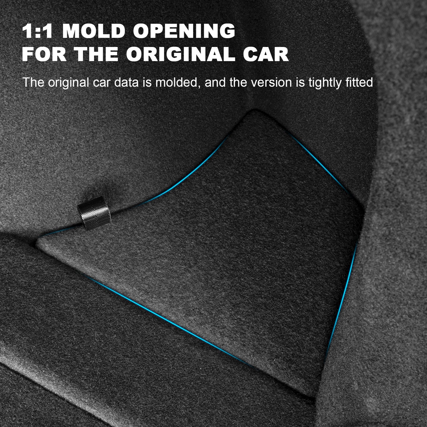 2PCS Rear Trunk Organizer for 2024-2025 New Model 3 Highland Accessories