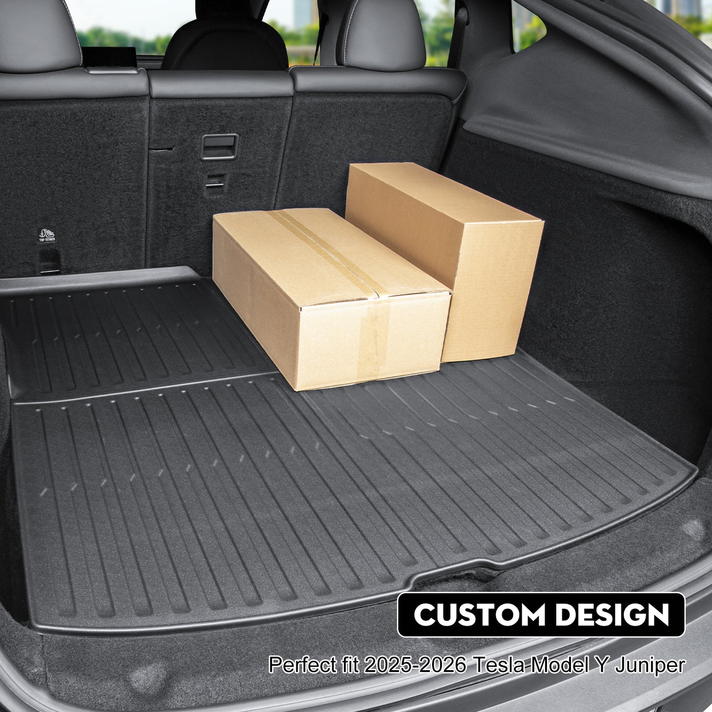 Trunk Mat Rear Cargo Liner Custom Fit Tesla New Model Y Juniper 2025-2026 Accessories