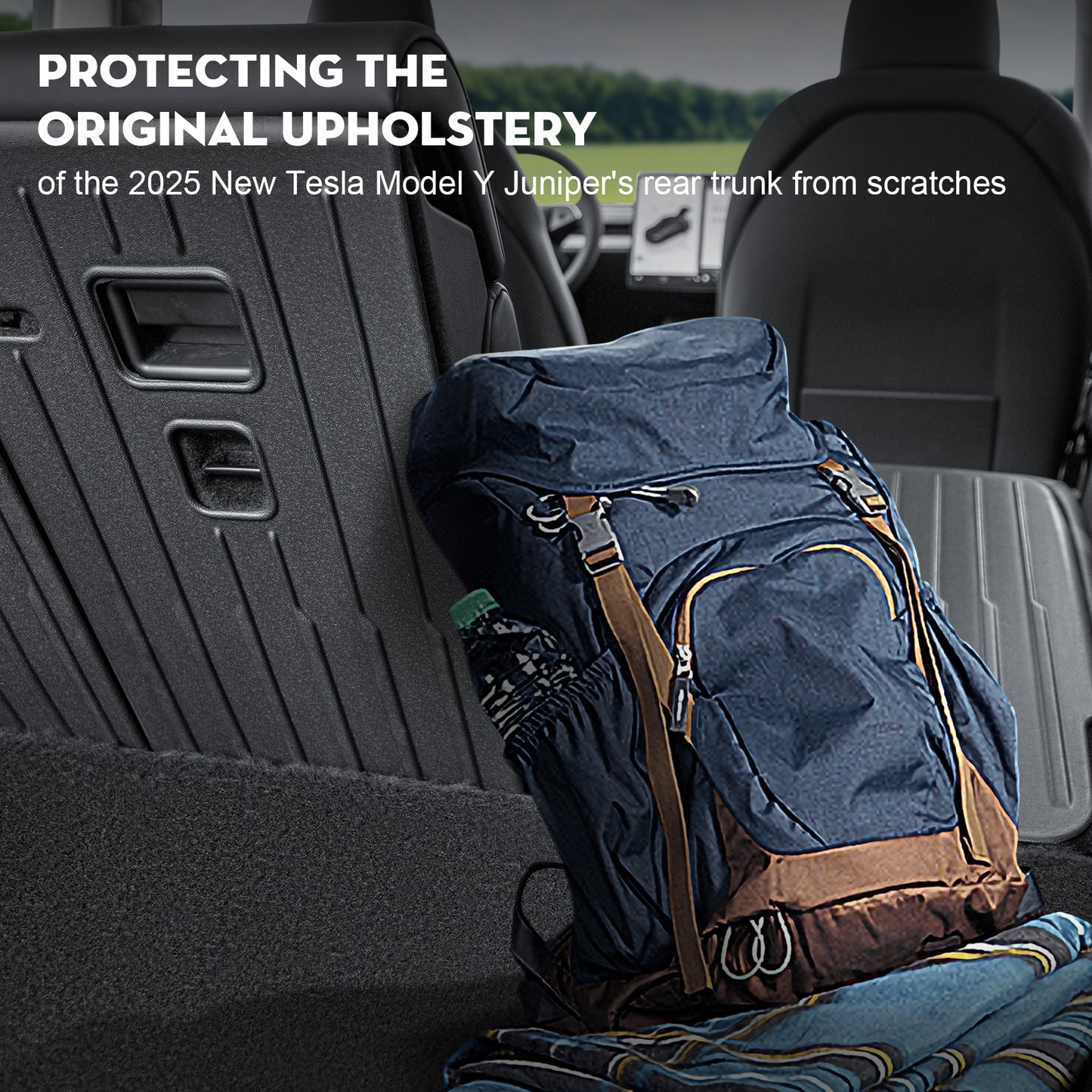 Rear Back Seat Protector for 2025 New Model Y Juniper (Launch Series) 5-Seater Accessories(3PCS)