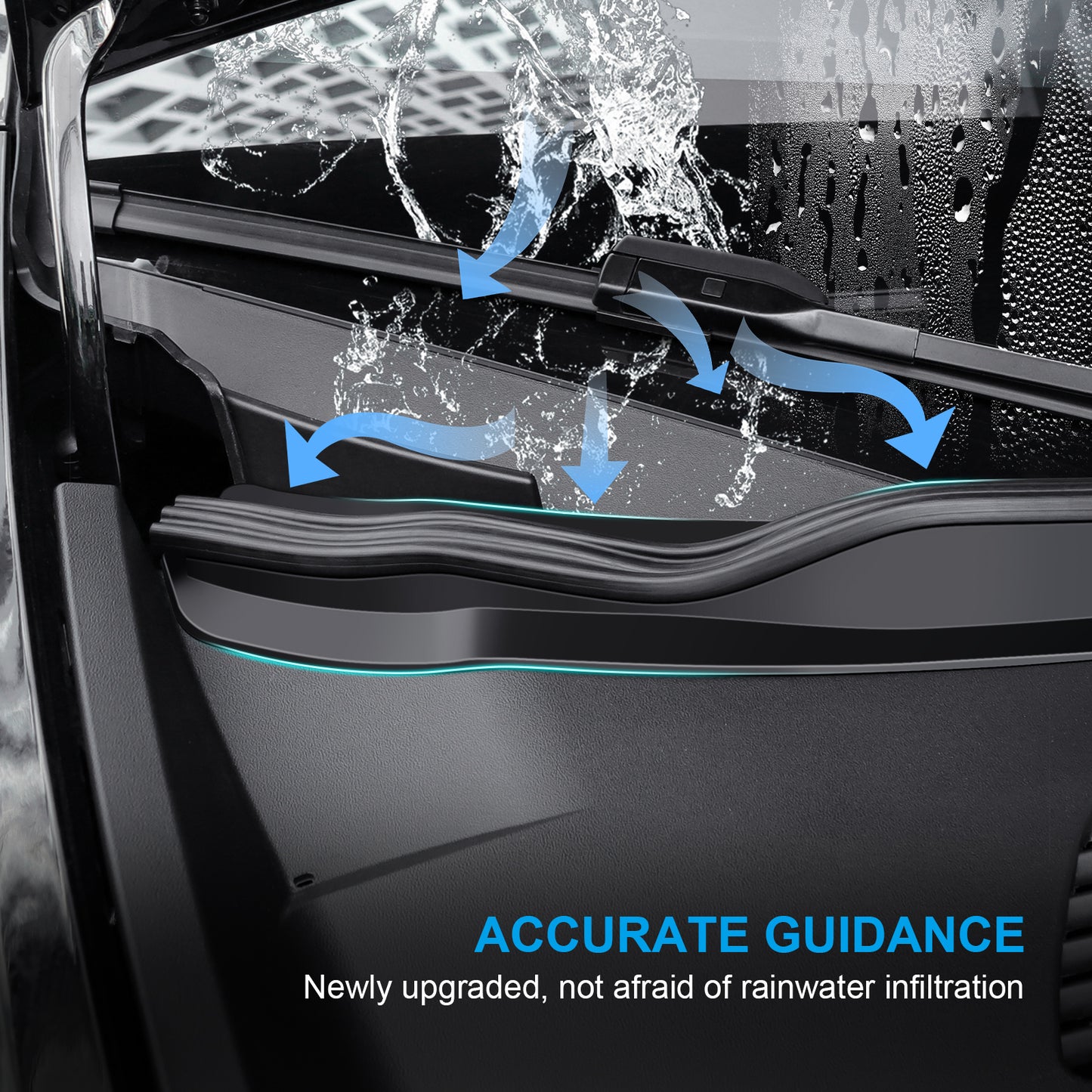 Front Hood Weather Strip for Tesla Model Y Accessories 2021-2025