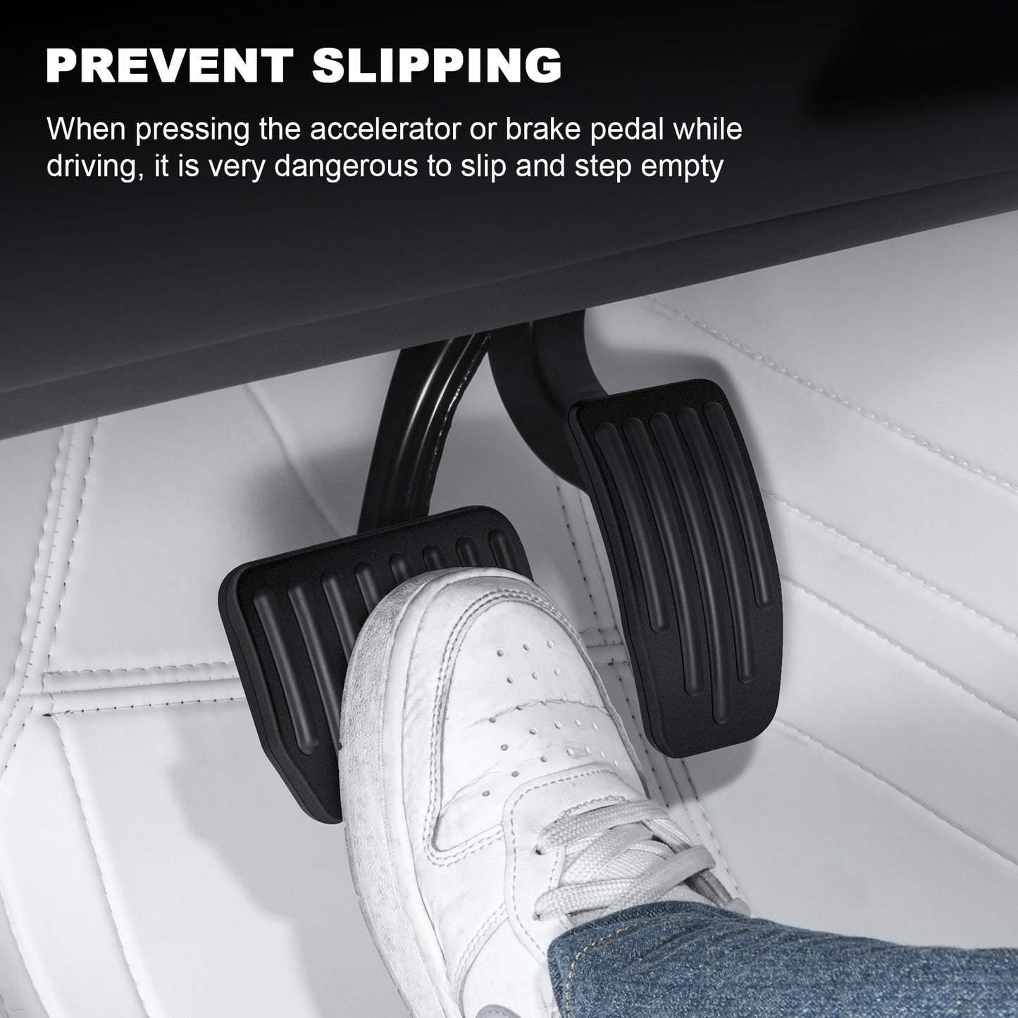 Upgrade 2PCS Foot Pedal Pads for 2019-2024 Tesla Model 3/Y Accessories