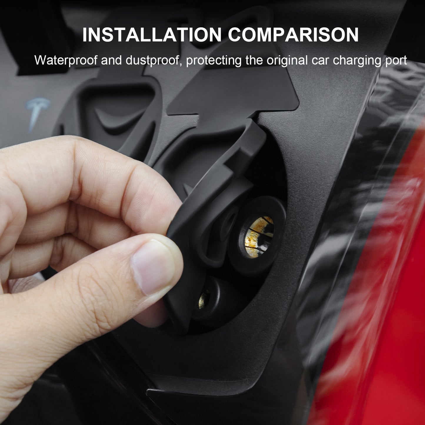 Charging port cover waterproof protection cover for Telsa Model 3 Model Y(for Tesla China)