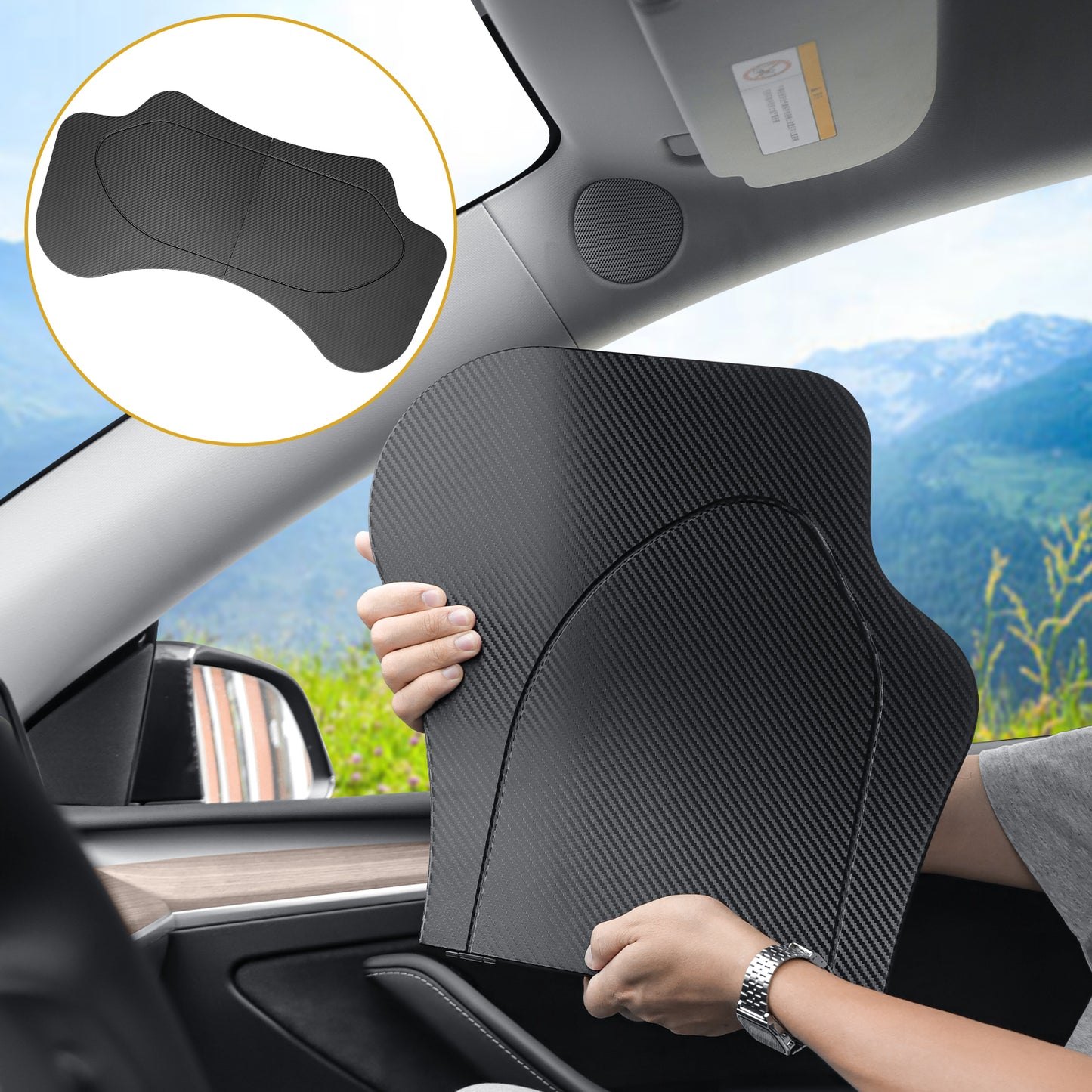 Foldable Car Laptop Tray Desk for Tesla Model 3/Y Accessories