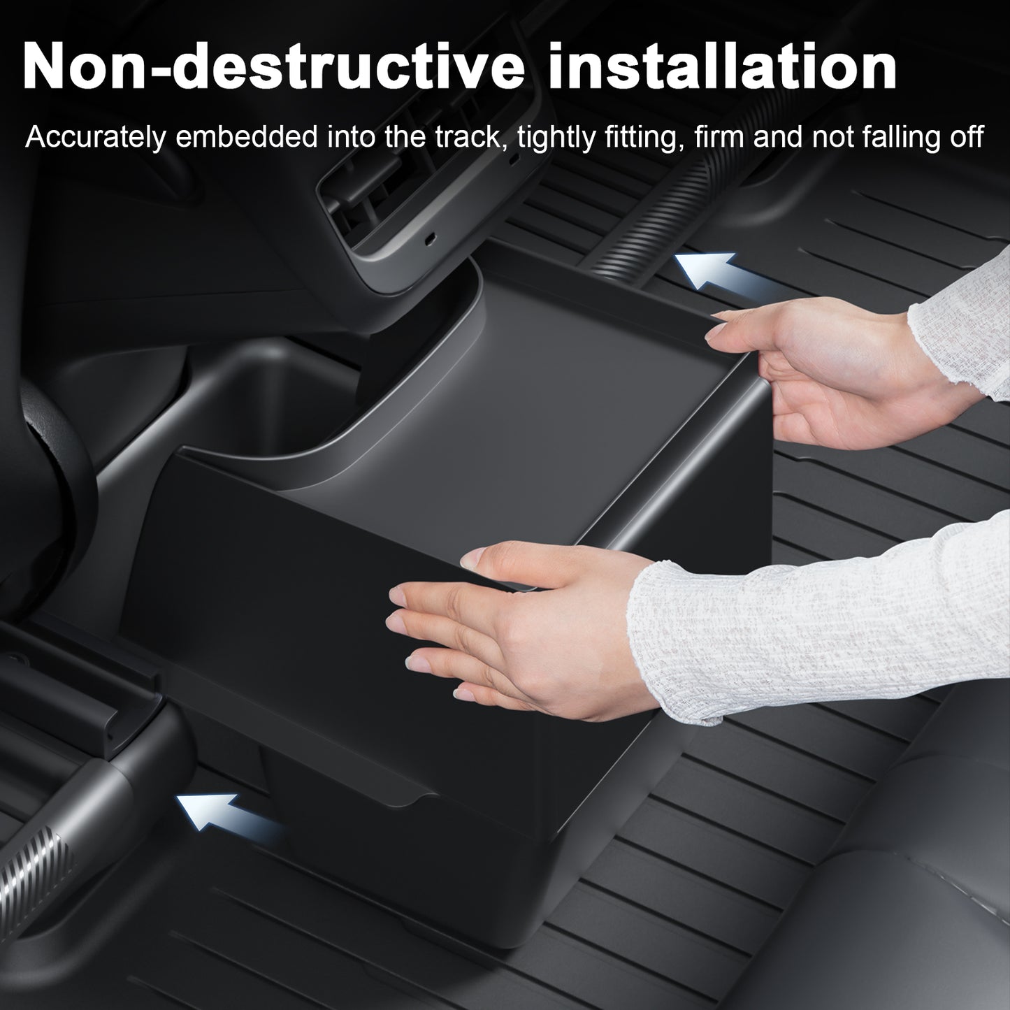 Double Layers Rear Seat Organizer for Tesla Model Y 2021-2025 Accessories
