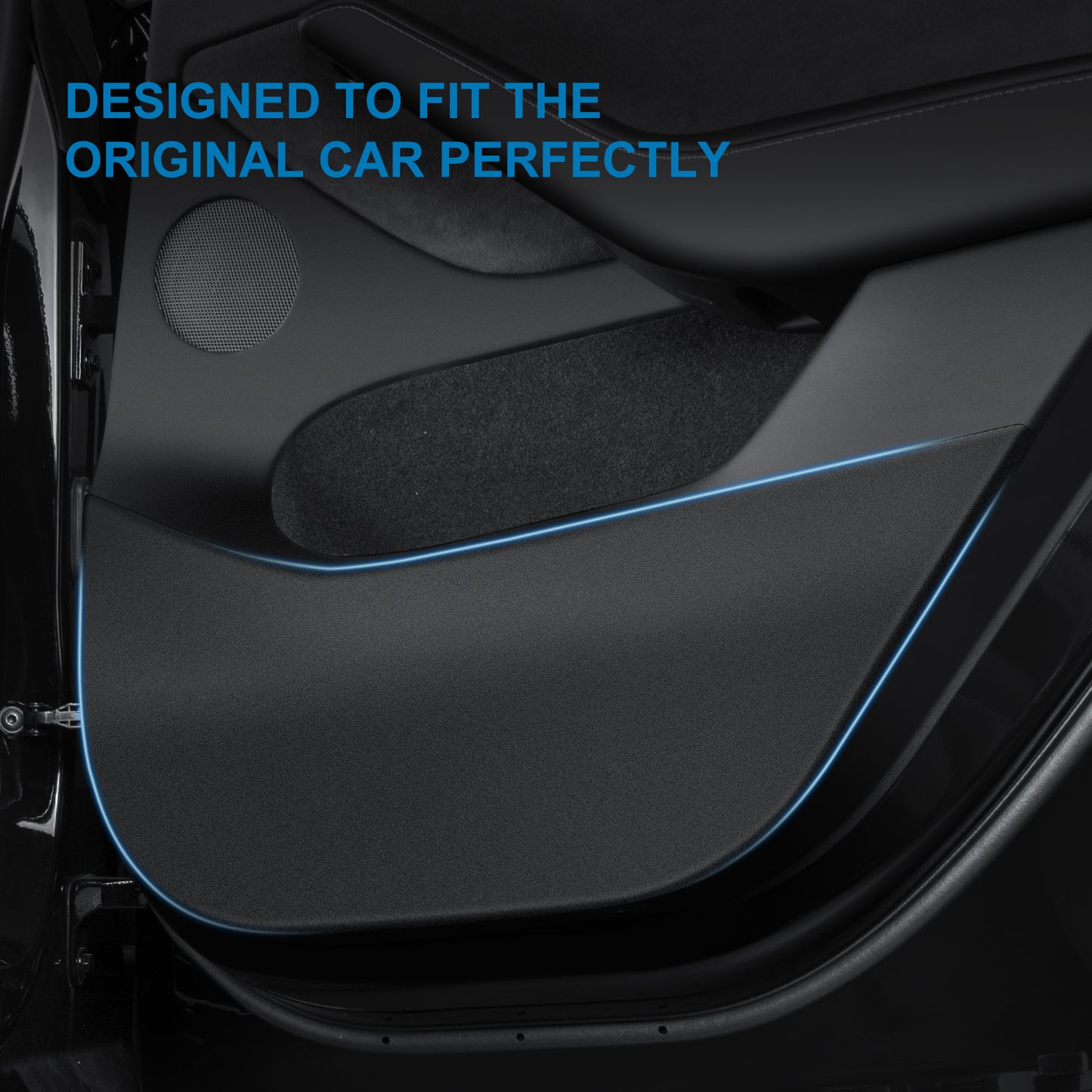 Car Door Anti-Kick Mat for 2021-2025 Model Y Accessories
