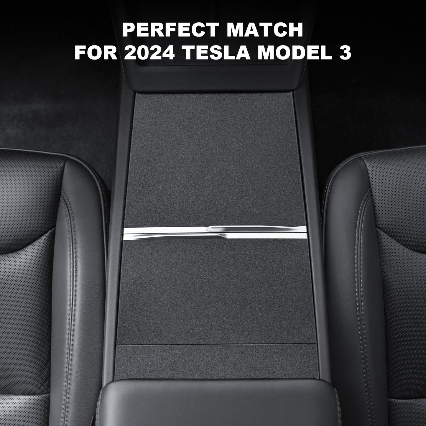 Center Console Wrap Cover Kit for 2024-2025 Tesla Model 3 and 2025 New Model Y Juniper (Launch Series) Accessories