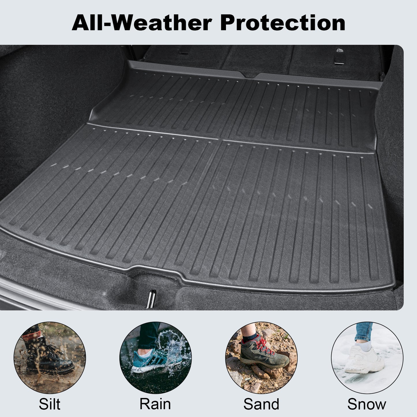 Trunk Mat Rear Cargo Liner Custom Fit Tesla New Model Y Juniper 2025-2026 Accessories