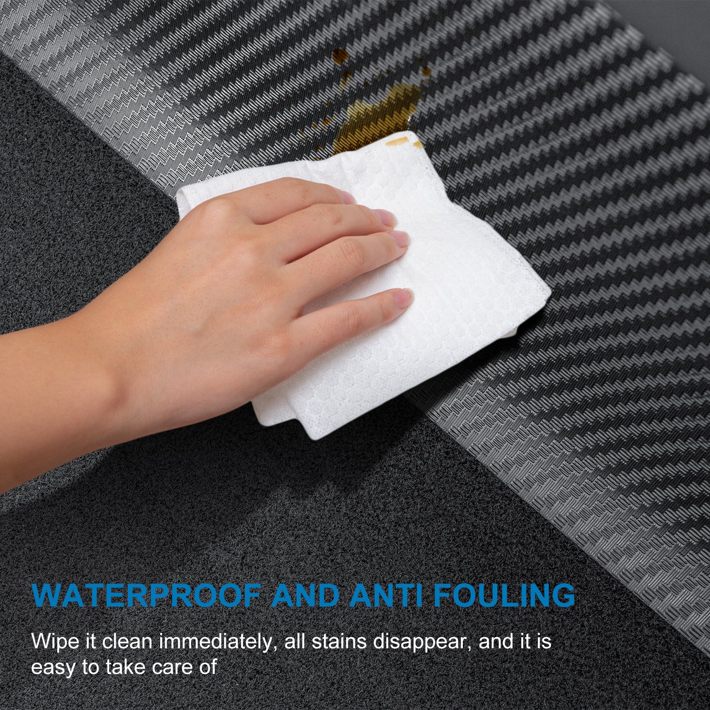 Back Seat Cover for Tesla Model Y 5-Seat Rear Underside, Anti-Kick Mat for 2021-2025 Tesla Model Y Accessories