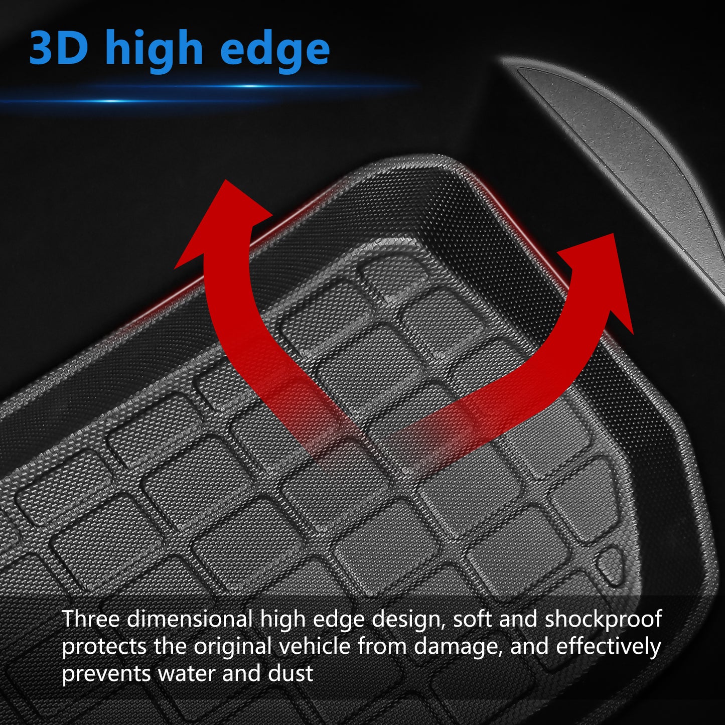 Front Trunk Mat TPE Cargo Liner for Tesla Model Y Accessories 2021-2025