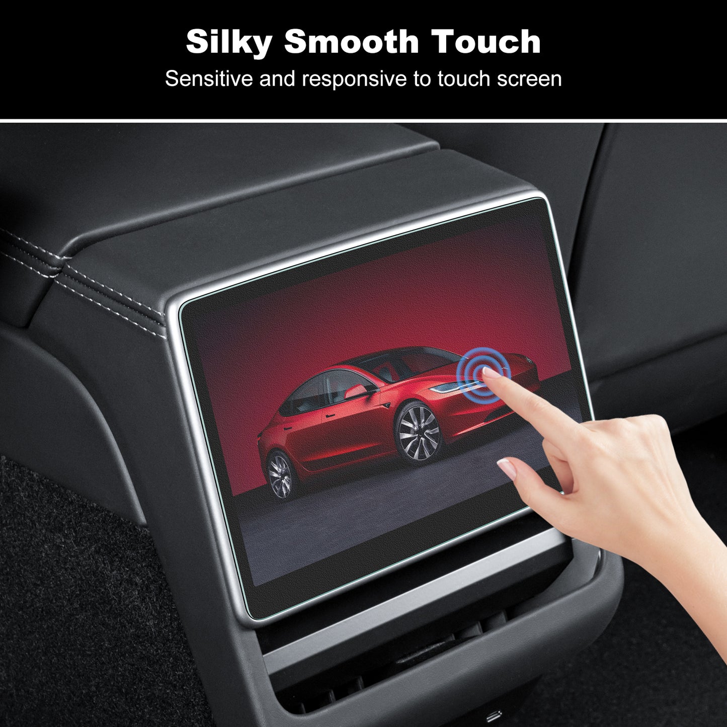2PCS Tempered Glass Screen Protector for 2024-2025 Tesla Model 3 Highland and 2025 New Model Y Juniper Accessories