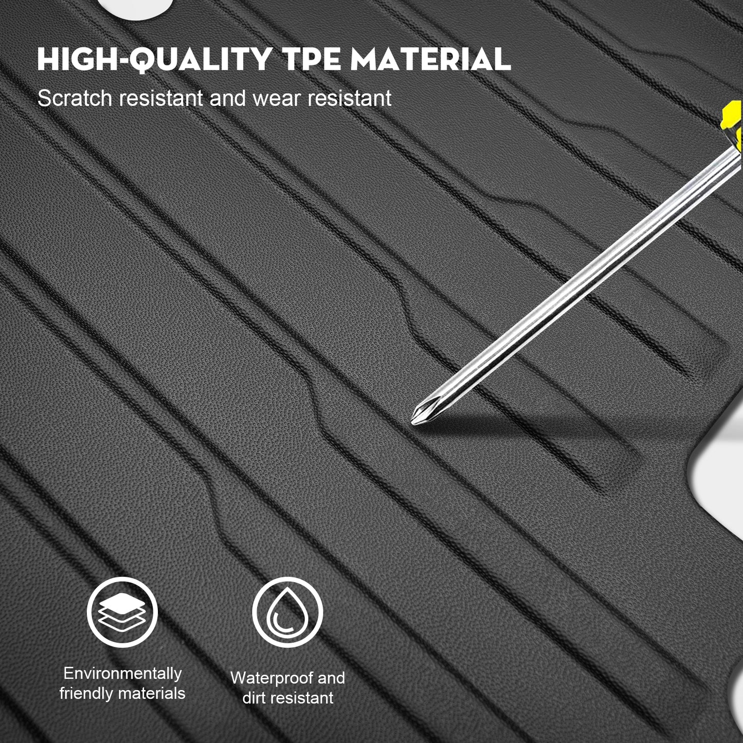 Trunk Tailgate Mat for Model Y Juniper Accessories,Full Wrap-Around