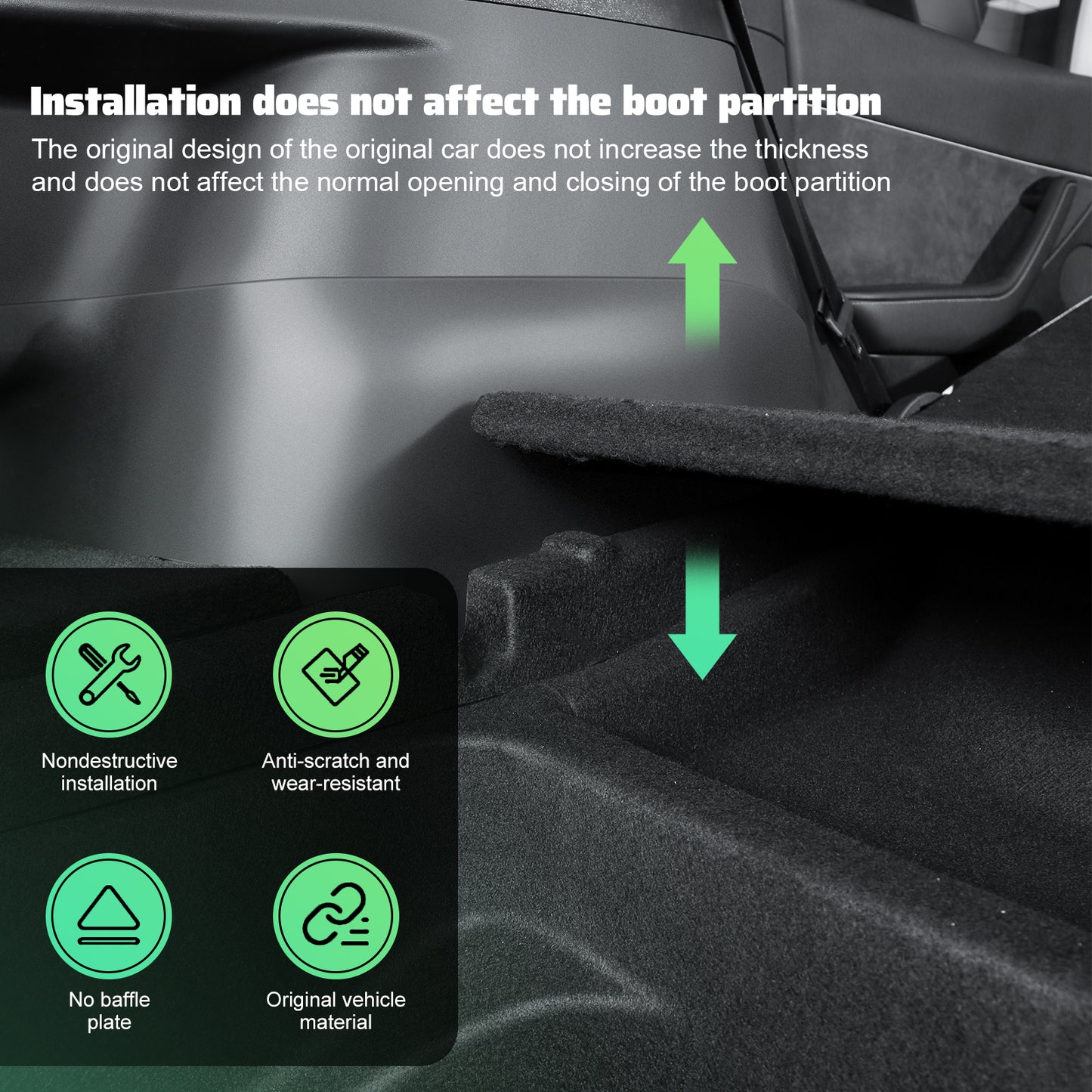 Trunk Side Guards for Tesla Model Y 2021-2025 Accessories