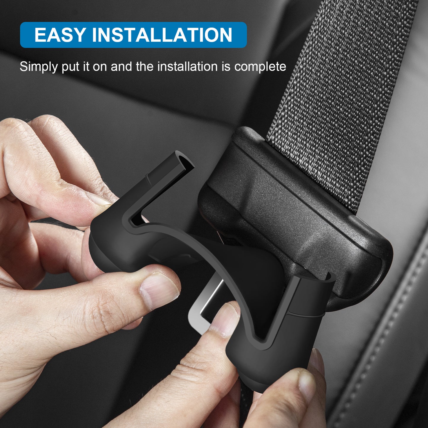 Seat Belt Extender Extension Pads for 2017-2025 Tesla Model 3 and Model Y Accessories