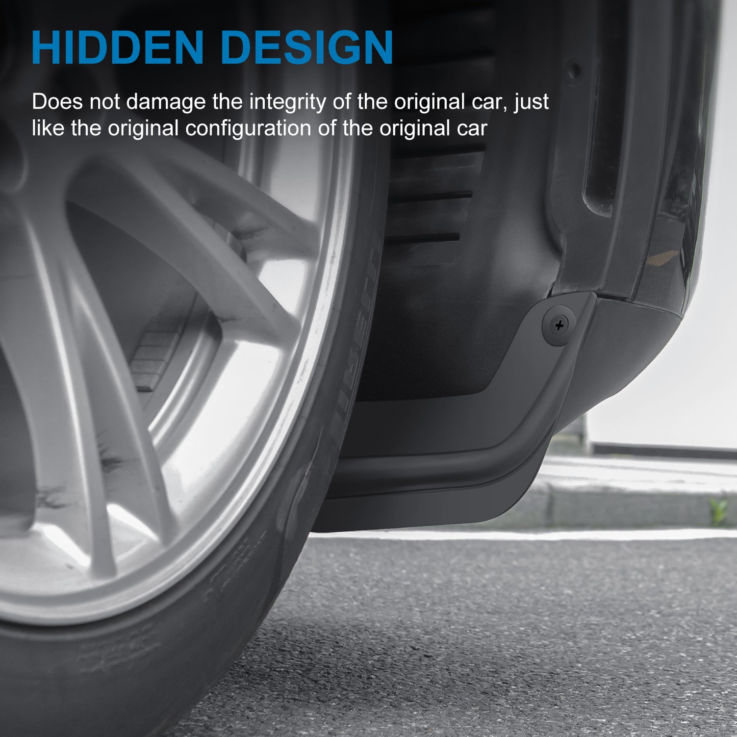 Upgraded Mud Flaps for 2023 Tesla Model Y Accessories(Set of 4)